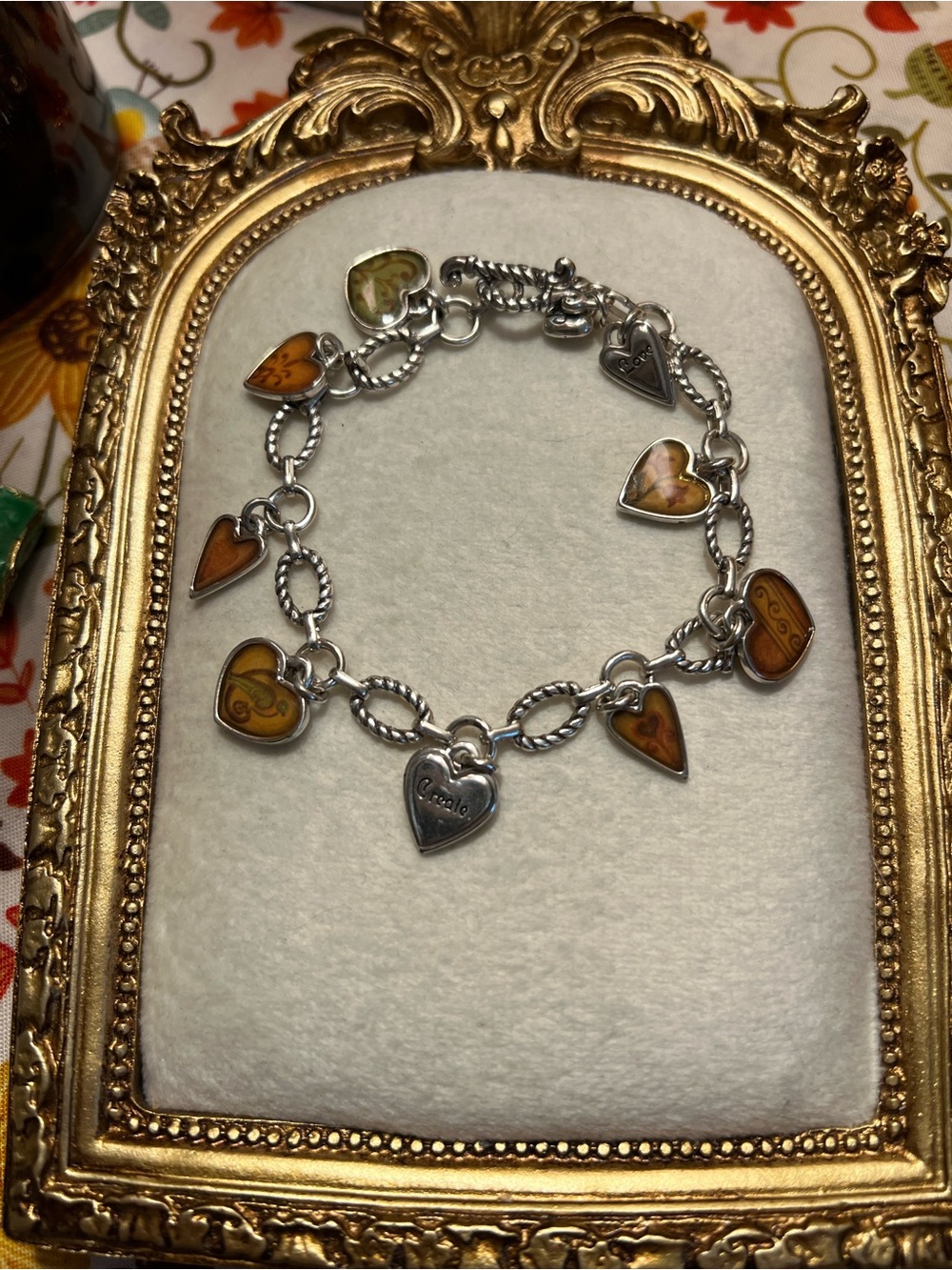 Brighton Piccadilly Heart Charm Bracelet